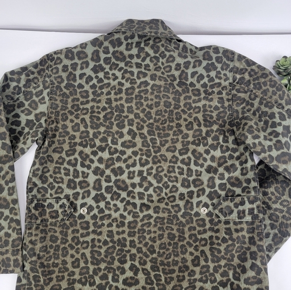 Good American Leopard Utility Jacket - Picture 8 of 13